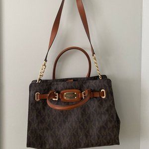 Micheal Kors Brown Statement Purse
